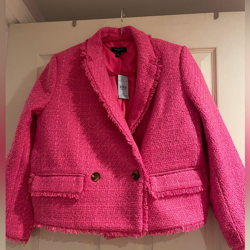 Ann Taylor Tweed Blazer